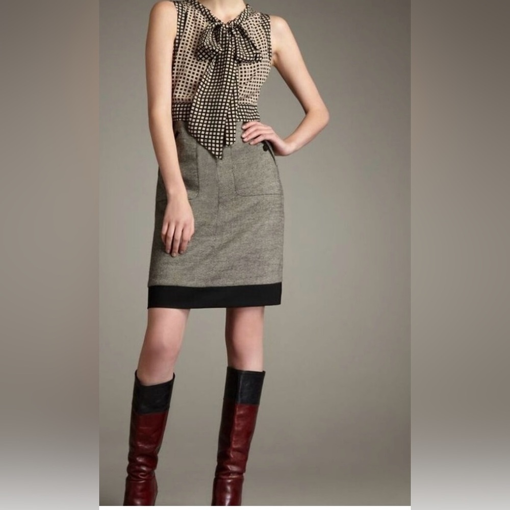 Tory Burch Roderick Combo Dress Size 10 - Picture 1 of 13